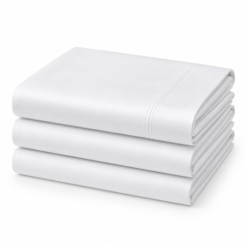 POLTEX Signature 300 Queen Flat Sheet – 96 × 125 Inches