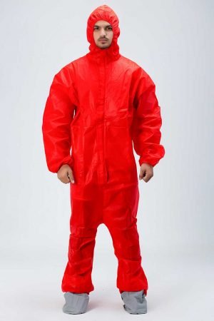 Disposable Overalls Red