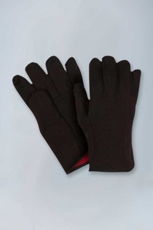 Extra heavy weight lined brown jersey gloves