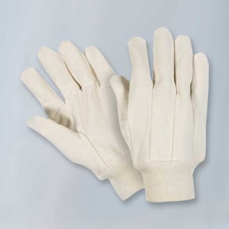Medium Weight Cotton Canvas Knitwrist Gloves