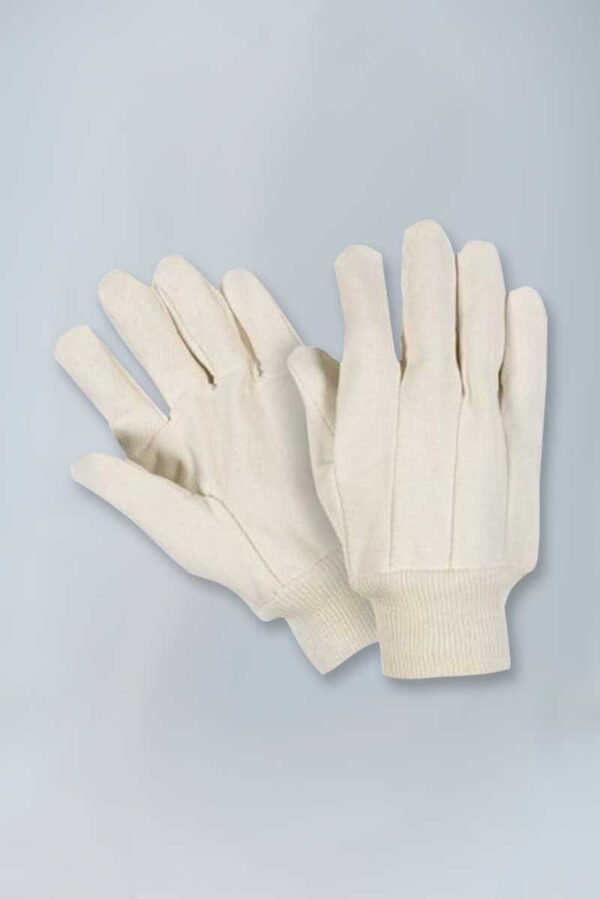 Medium Weight Cotton Canvas Knitwrist Gloves