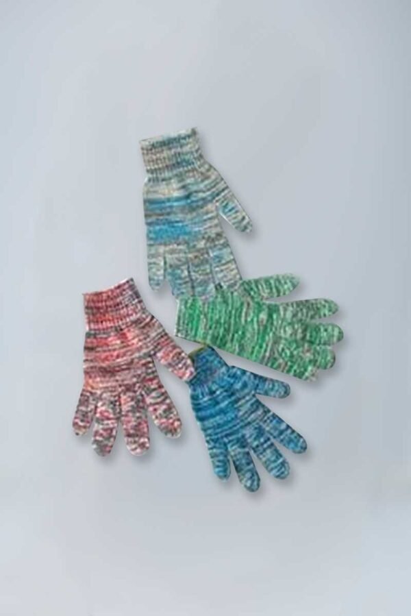 Multi-Color Heavy Weight String Knit Gloves