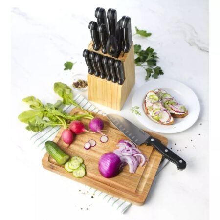 14pc Cutlery Block Set12 - Poltex International Inc 14pc Cutlery Block Set12