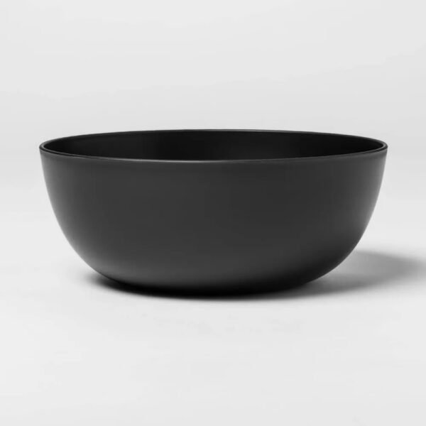 37oz Plastic Cereal Bowl Polypro black