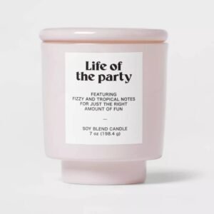 7oz Lavender Exterior Painted Glass
