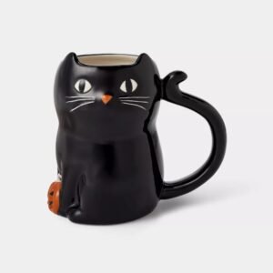 Mug Cat Figural 14.1oz Stoneware
