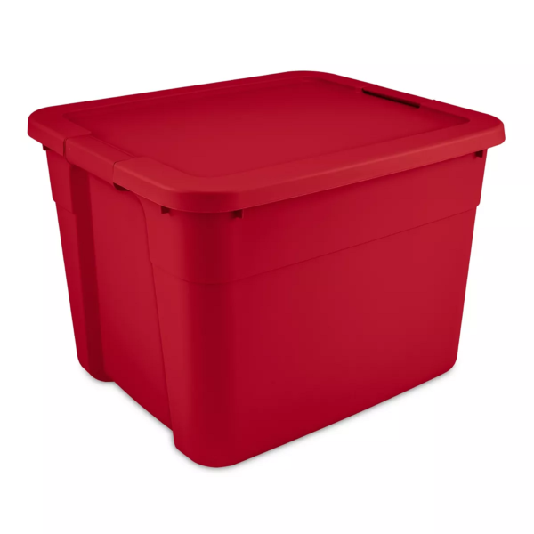 Latching Storage Tote Red - Brightroom