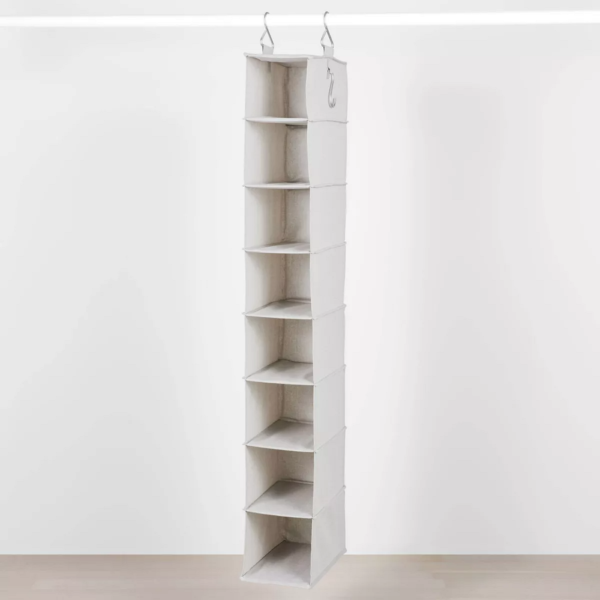Shelf Hanging Fabric Shoe Organizer