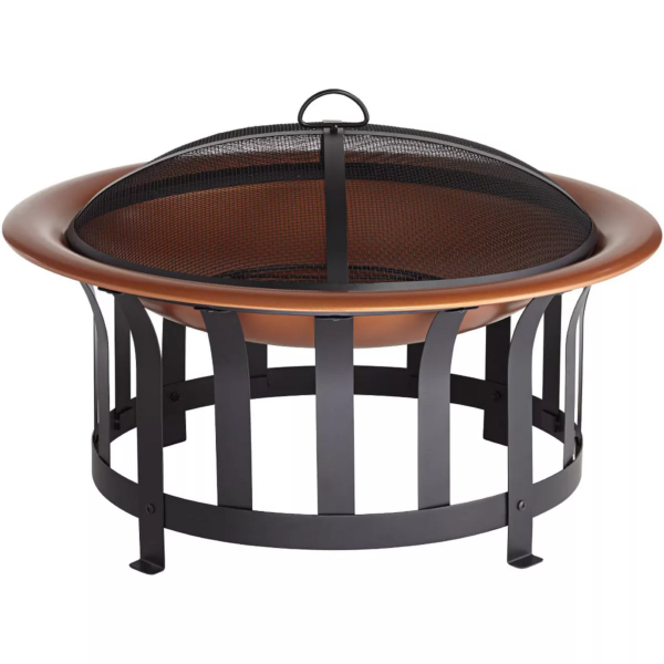 Timberland Copper Outdoor Fire Round