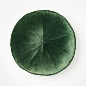 Velvet Round Throw Pillow