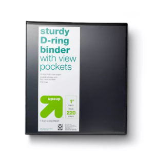 1-3 Ring Binder Clear View - up up™