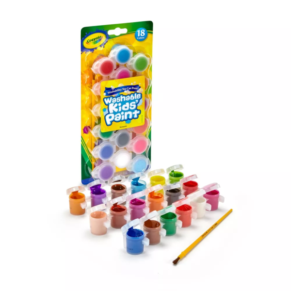 Crayola 18ct Washable Paint Set