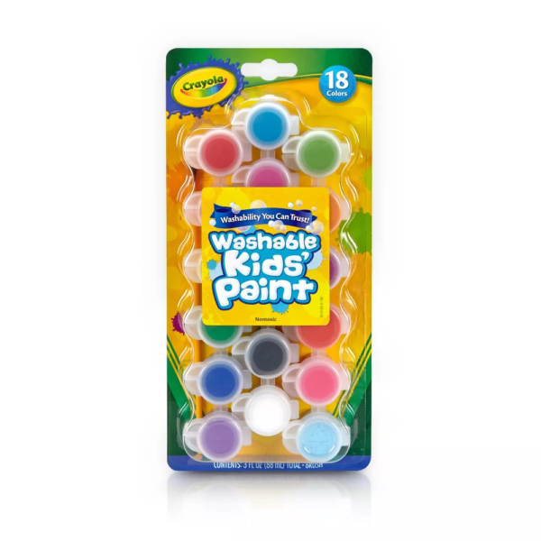 Crayola 18ct Washable Paint Set