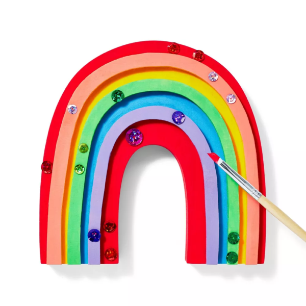 Freestanding Wood Rainbow