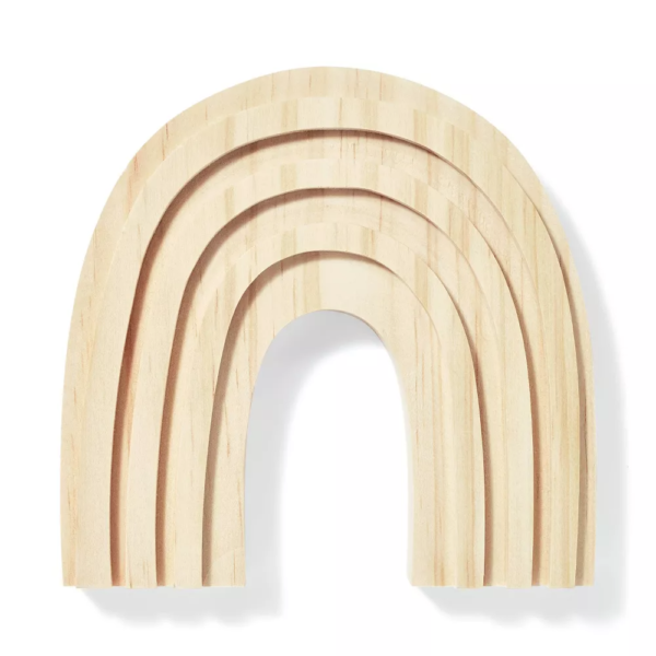 Freestanding Wood Rainbow