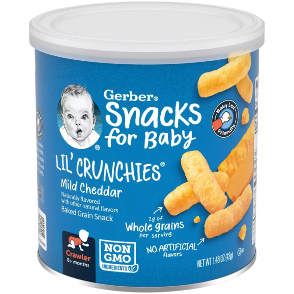 Gerber Lil Crunchies Mild Cheddar