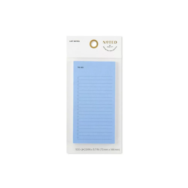 Post-it List Notes 3x6 - Blue