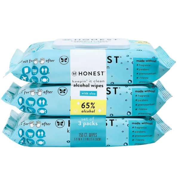 The Honest Company Alcohol Hand Wipes