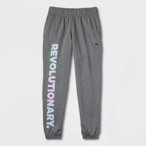Black History Month Adult Black Men Smile Black Joy Joggers - Gray