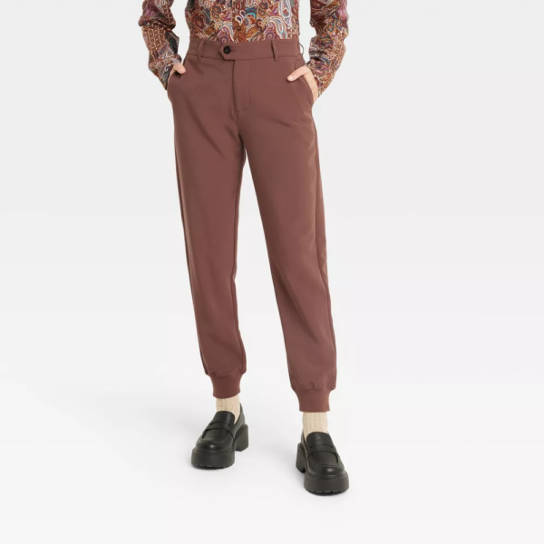 Houston White Adult Tailored Joggers - Brown