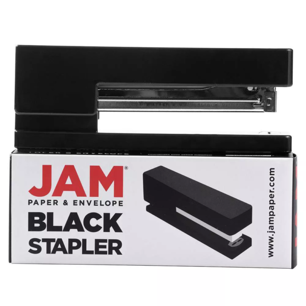 JAM Paper Modern Desk Stapler - Black