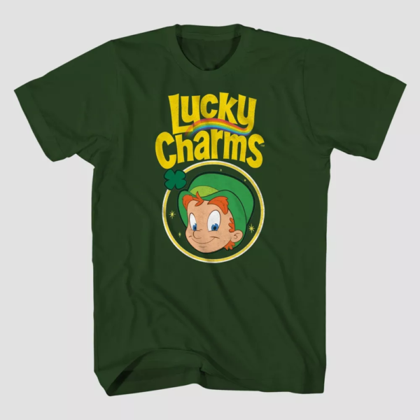 Mens General Mills Short Sleeve Graphic T-Shirt - Dark Green