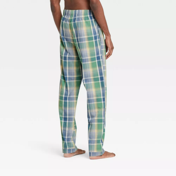 Mens Plaid Poplin Pajama Pants - Goodfellow Co™