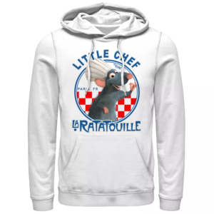Mens Ratatouille Little Chef Remy Circle Pull Over Hoodie