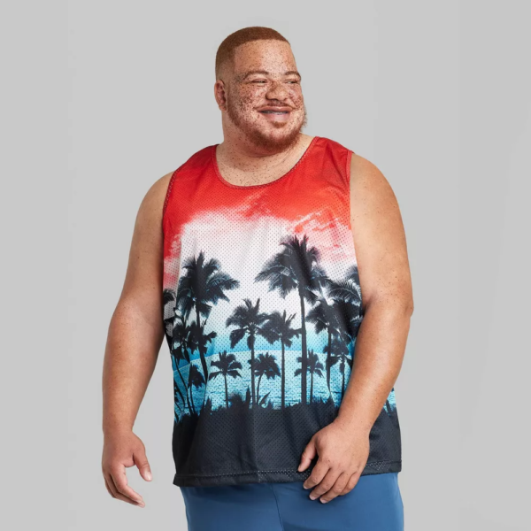 Mens Relaxed Fit Tank Top - Original Use™ Blue