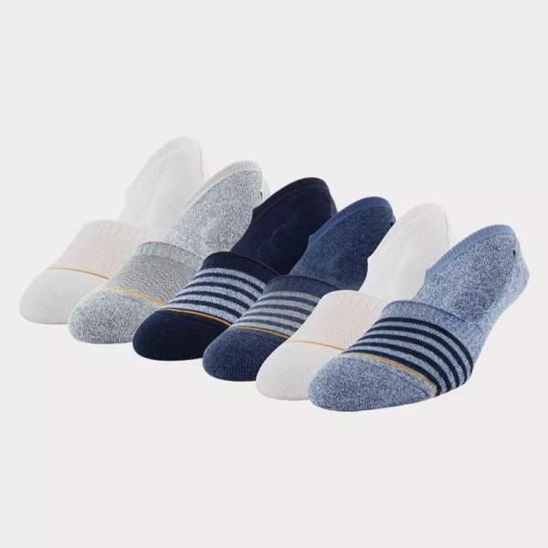 Signature Gold by Goldtoe Mens Repreve Liner Socks 6pk