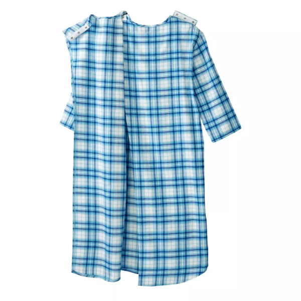 Silverts Adaptive Exam Gown for Men Snap Closure