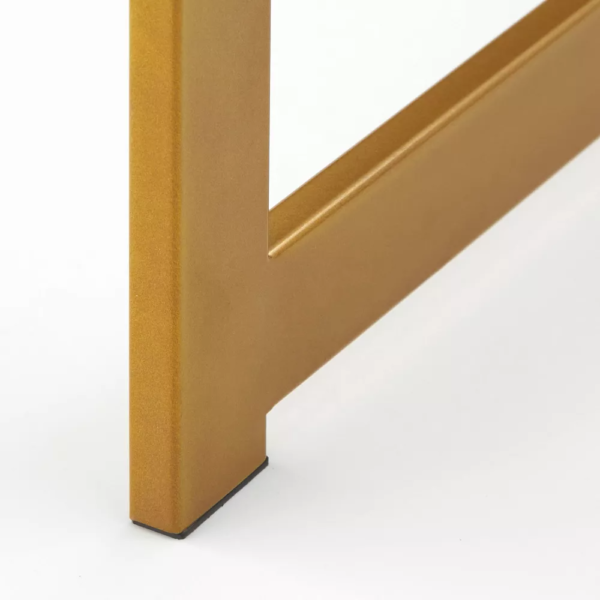 Verona Writing Desk White-Gold`