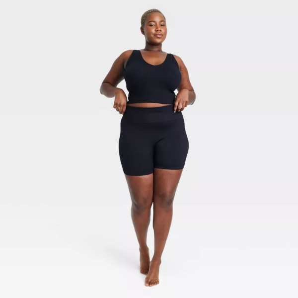 Womens Seamless Ribbed Bike Shorts - Colsie™