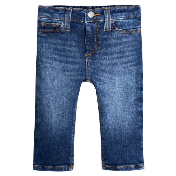 Denim Straight Fit with Elastic Back