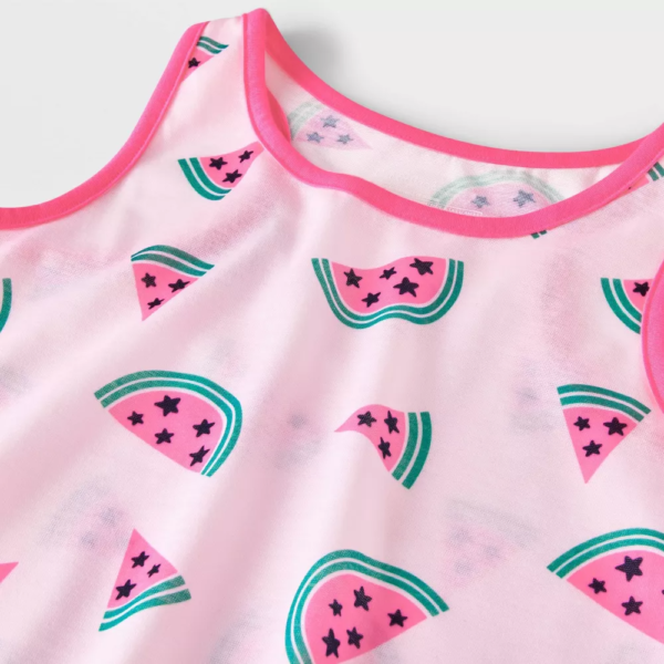 Girls 2pc Printed Pajama Set - Cat Jack™
