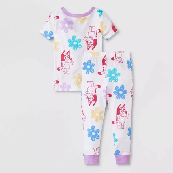 Toddler Girls 4pc Bluey Snug Fit Pajama Set