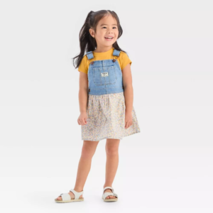 Toddler Girls Floral Skirtall