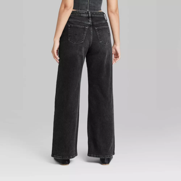 Womens High-Rise Wide Leg Baggy Jeans - Wild Fable™