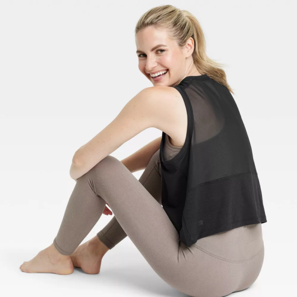 Womens Mesh Back Tank Top - All In Motion™
