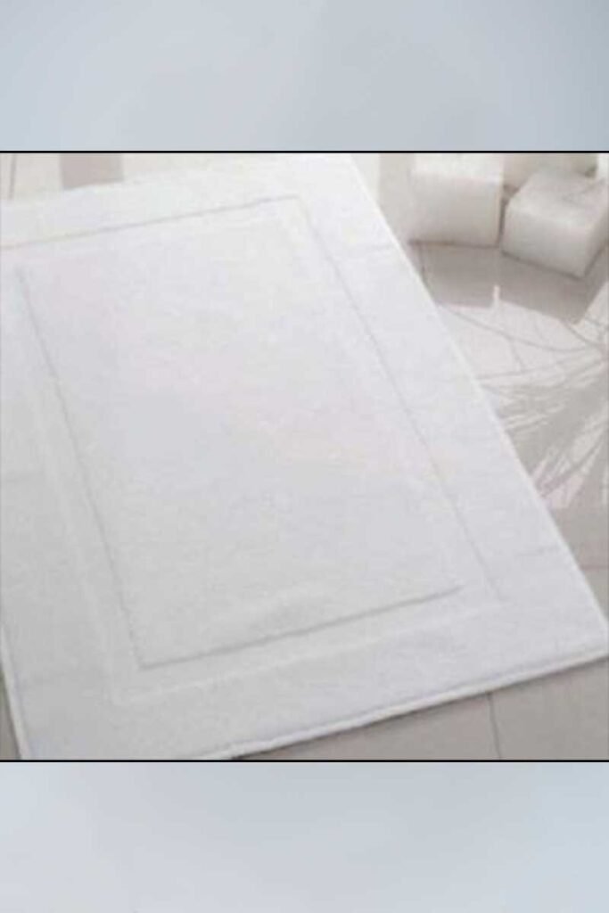 Hotel-Towels-22x34-Bath-Mat-White - Poltex International Inc White hotel bath mats